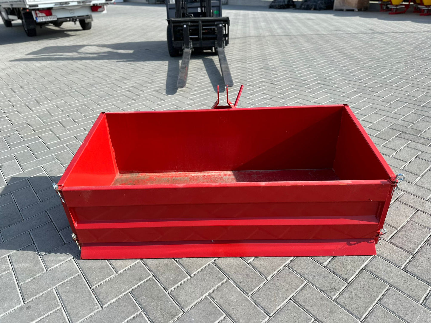 Lada cupa spate basculabila tiranti Tractor lungime1,25 m - imagine 6