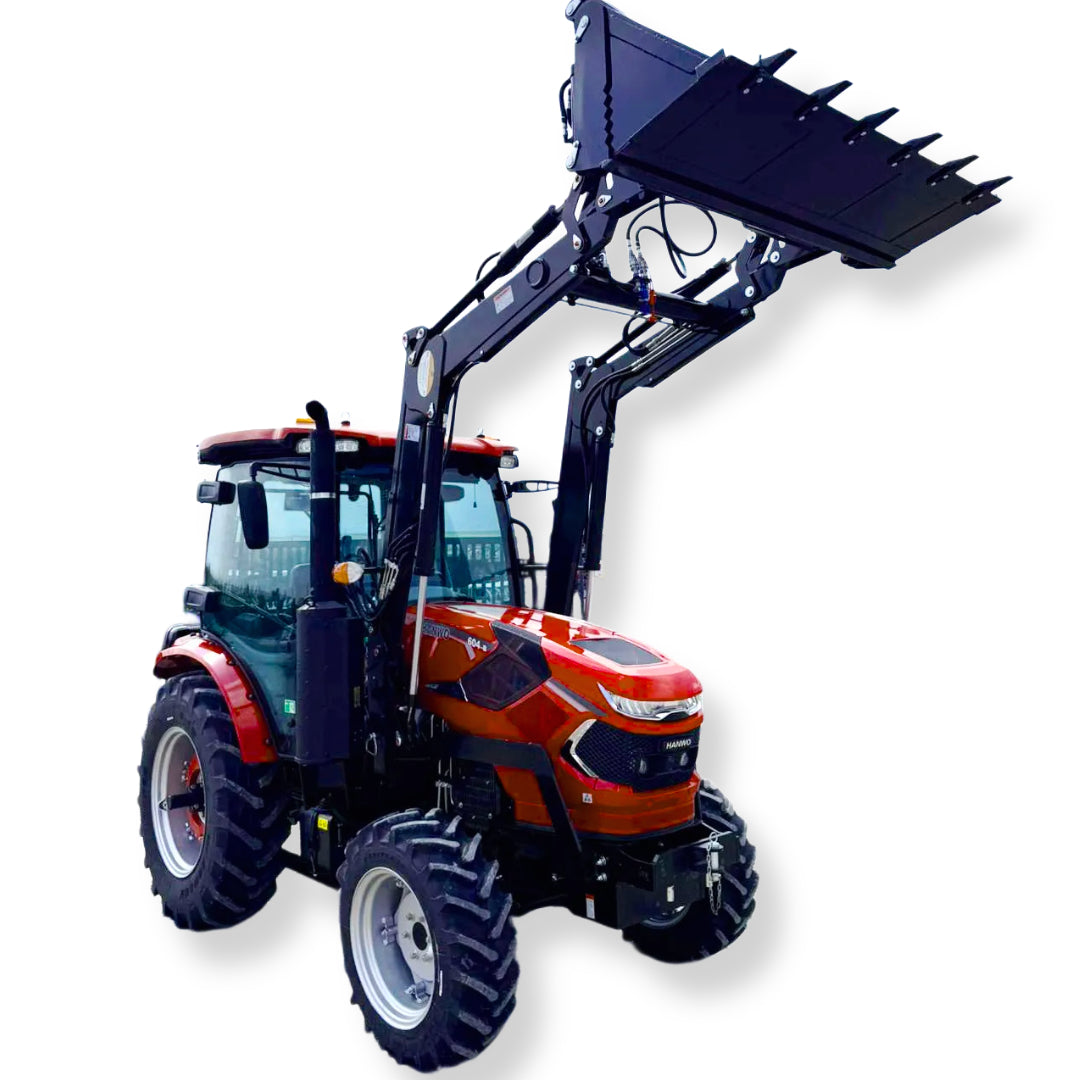 Tractor HANWO 604, 65 CAI, 4X4, STAGE 5 cu incarcator frontal