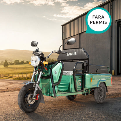 Triciclu electric cargo Samus Ranger-25-1.1-72V32 Green