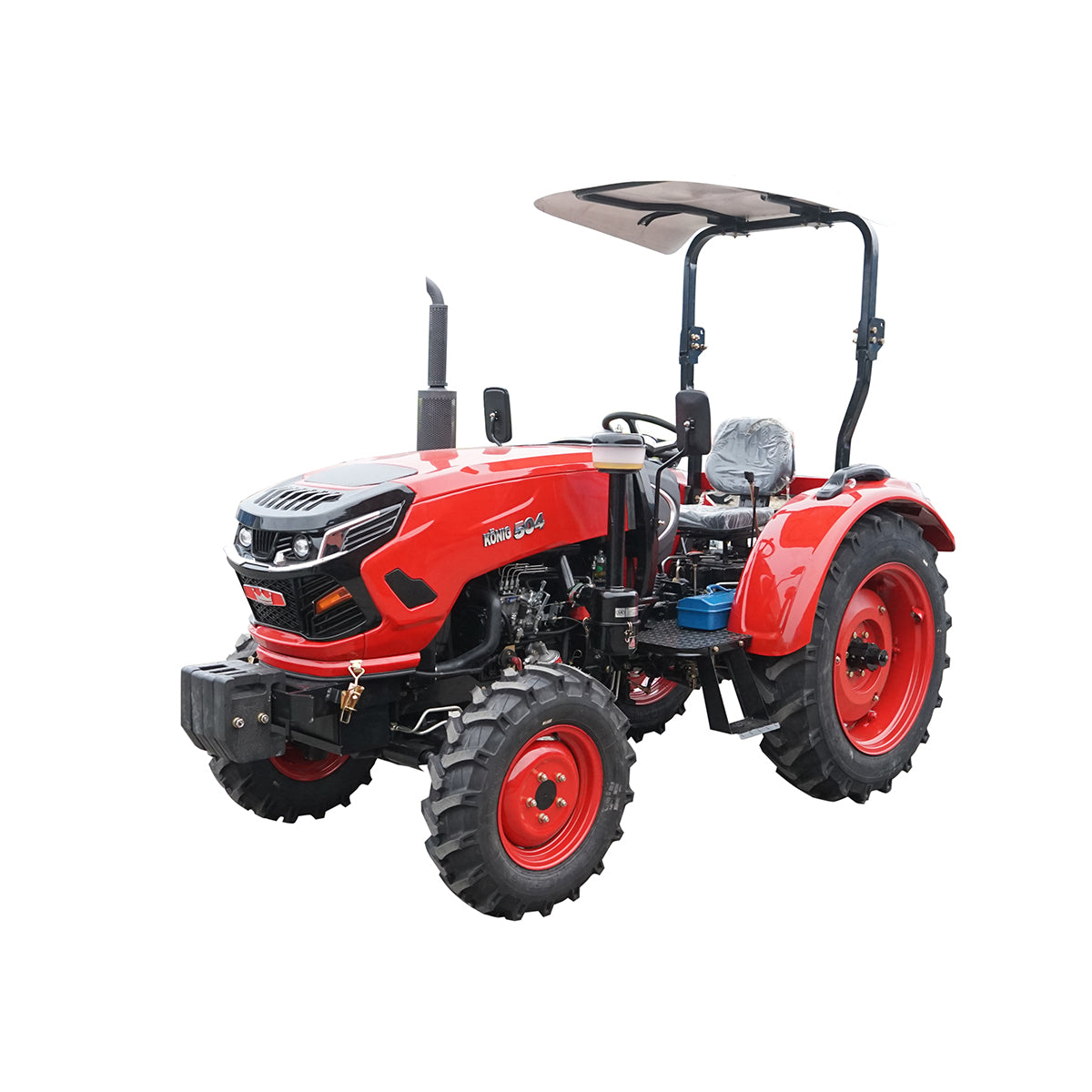 Tractor KONIG 504, 4×4, 50CP, cu parasolar, roti 6.50-16/11.2-24