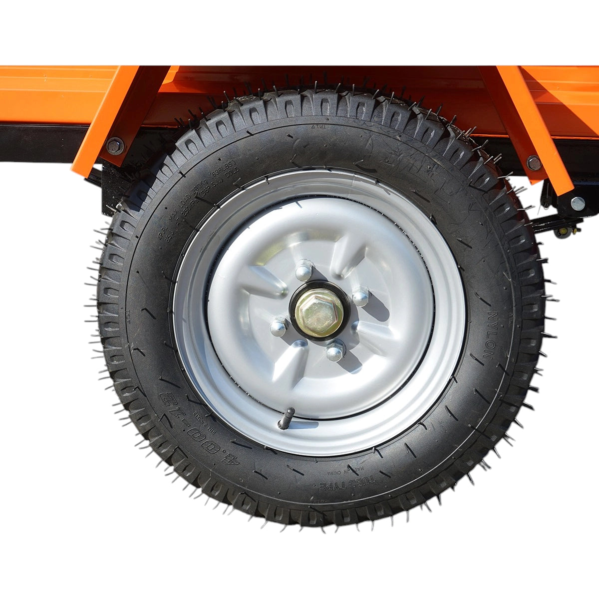 Remorca basculabila 0,450kg pentru motocultor si tractoras - imagine 12