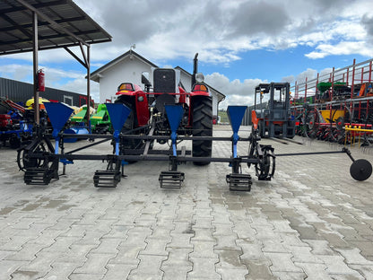 Semanatoare tractor de precizie, porumb si legume, 4 randuri