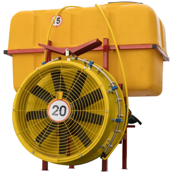 Atomizor 1000 l cu bazin din plastic, diuze din cupru