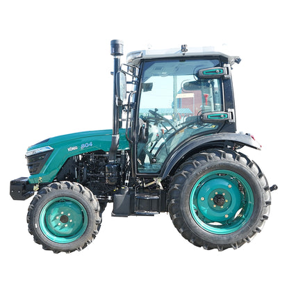 Tractor 80CP 4×4 cu cabina, motor YTO cu turbo, aer conditionat si camere video KONIG 804