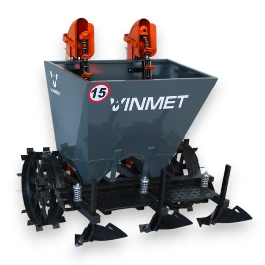 Masina de plantat cartofi cu fertilizator cu 2 randuri (65-70)