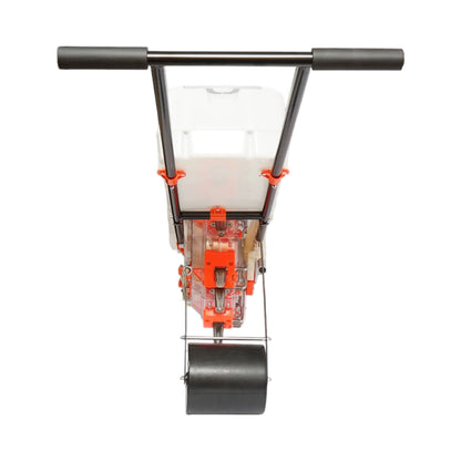 Semanatoare manuala cu 7 dinti, adancime semanare 8cm, rezervor seminte 4L, cutie fertilizare 12L THOR