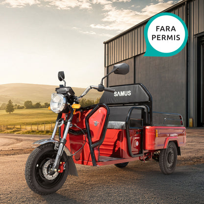 Triciclu electric cargo Samus Ranger-25-1.1-72V32 Red