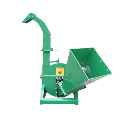 Tocator crengi cu angrenare priza putere tractor PTO putere necesara 18-50CP grosime maxima bustean 100mm, buncar 400x420x600mm Breckner Germany