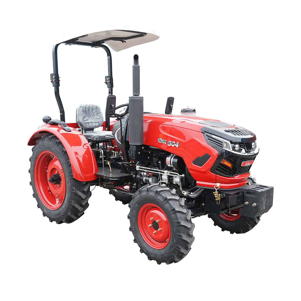 Tractor KONIG 504, 4×4, 50CP, cu parasolar, roti 6.50-16/11.2-24