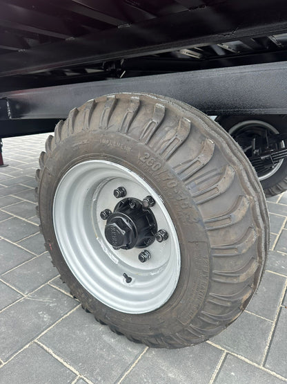 Remorcă agricolă INMATRICULABILA, basculabilă hidraulic, 3.5T, PERKAS - imagine 11