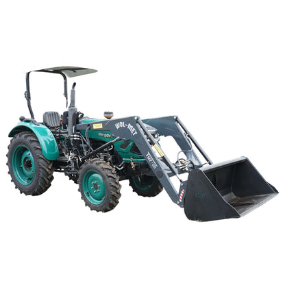 Tractor 60HP 4×4 semicabina cu incarcator frontal si cupa KONIG TRAKTOREN 604