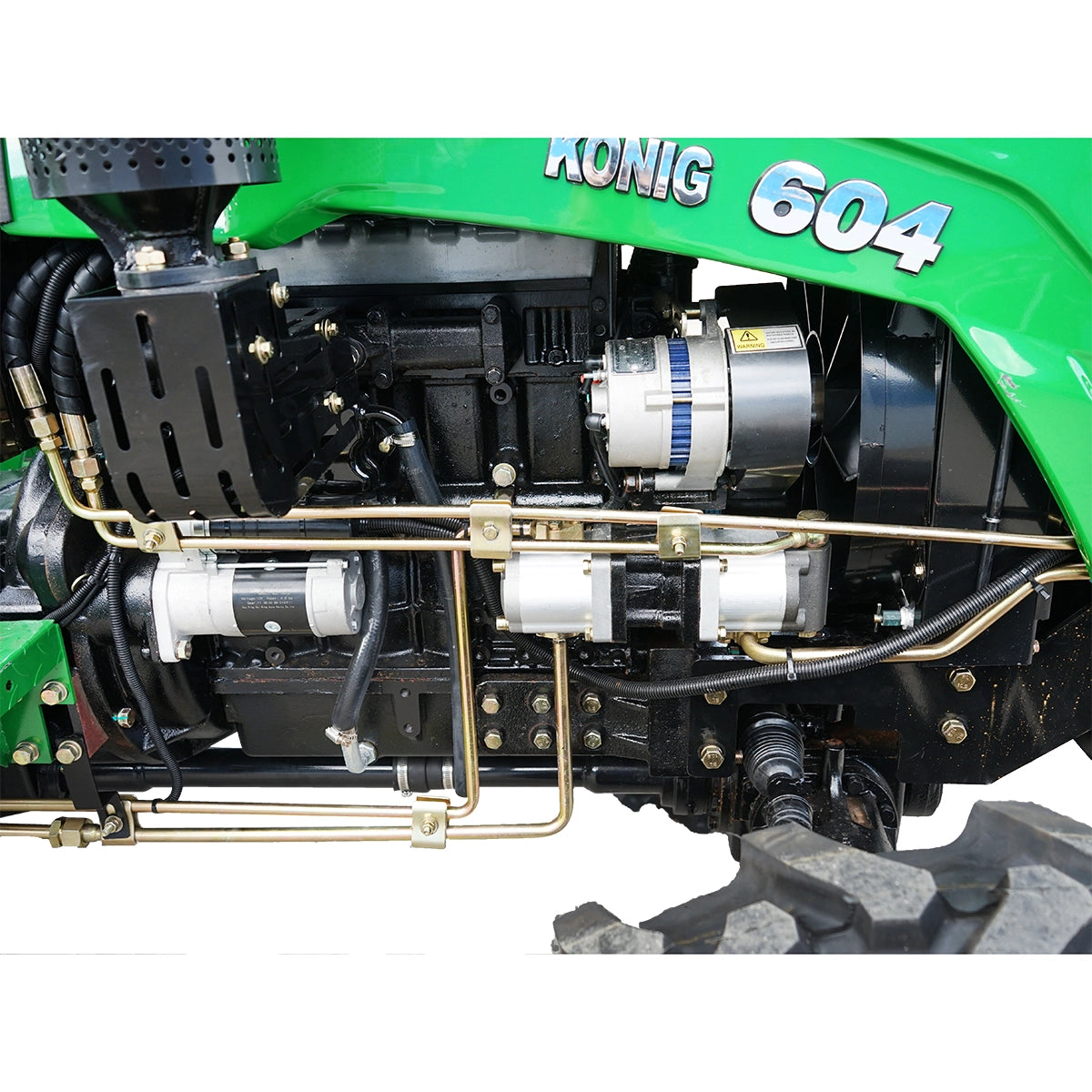 Tractor cu semicabina 60HP E3, motor Xinchai III cu roti 8.3-20/12.4-28 Konig Traktoren 604