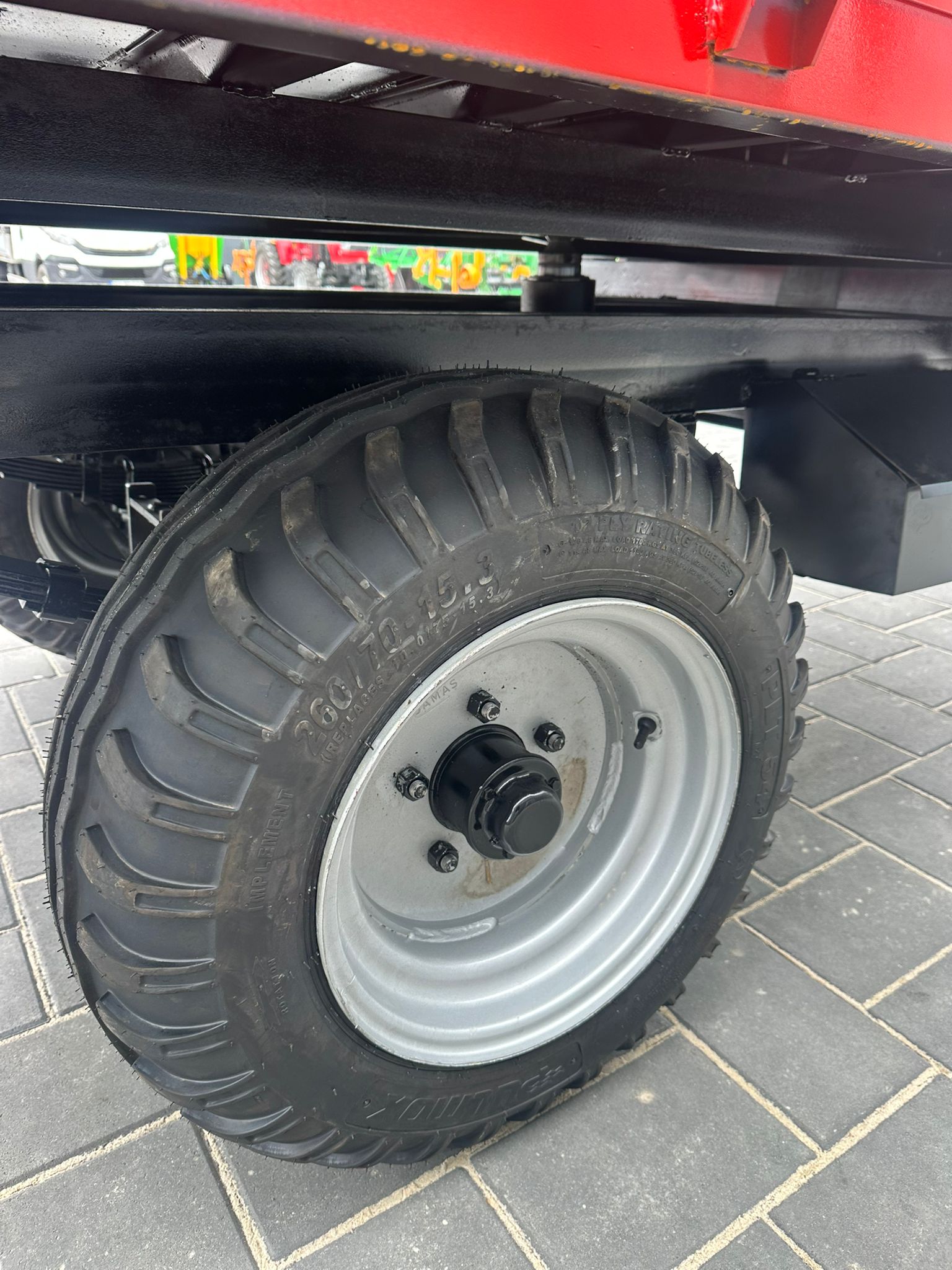 Remorcă agricolă INMATRICULABILA, basculabilă hidraulic, 2.5T - imagine 9