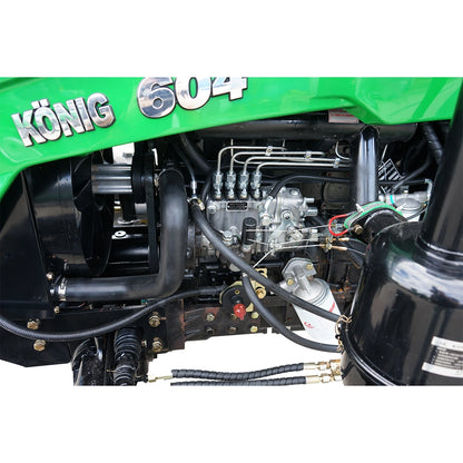 Tractor cu semicabina 60HP E3, motor Xinchai III cu roti 8.3-20/12.4-28 Konig Traktoren 604