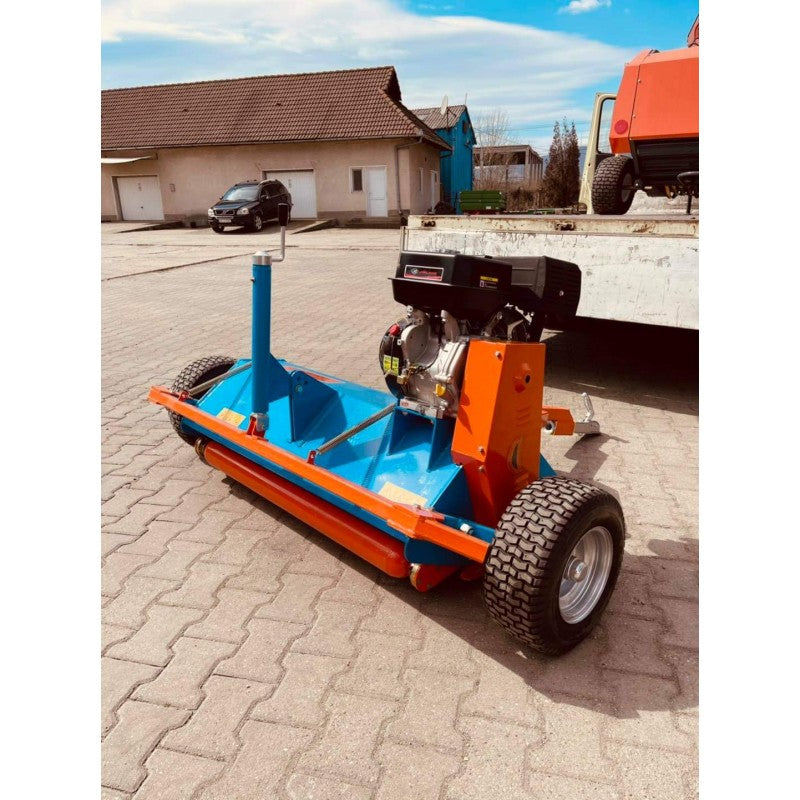 Tocator resturi vegetale 115 cm latime de lucru, tractabil, cu motor 15 CP, Breckner Germany