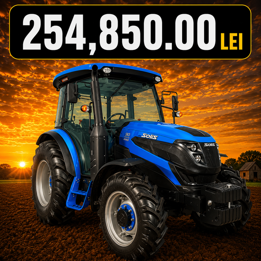 Tractor Solis S90 cu cabină, 90 Cai Putere, EURO 5
