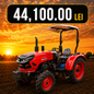 Tractor KONIG 504, 4×4, 50CP, cu parasolar, roti 6.50-16/11.2-24