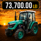Tractor KONIG 804, 4×4, 80CP, cu cabina