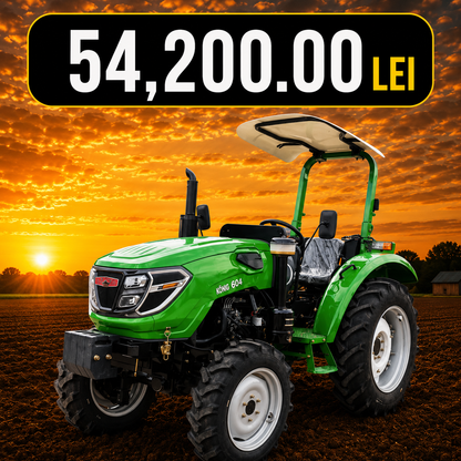Tractor cu semicabina 60HP E3, motor Xinchai III cu roti 8.3-20/12.4-28 Konig Traktoren 604