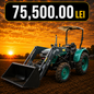 Tractor 60HP 4×4 semicabina cu incarcator frontal si cupa KONIG TRAKTOREN 604