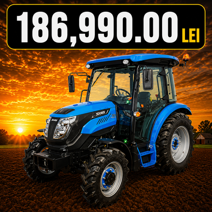 Tractor Solis S60 cu Cabina si AC, 60 CP, cutie de viteze 12f+12s