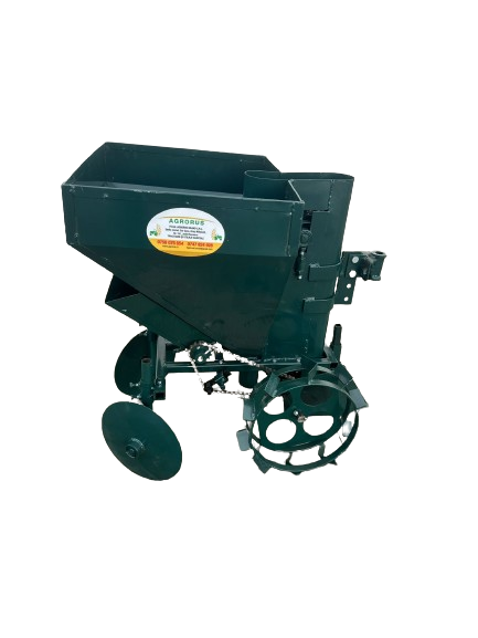 Masina de planat cartofi cu fertilizator dupa motocultor 40L