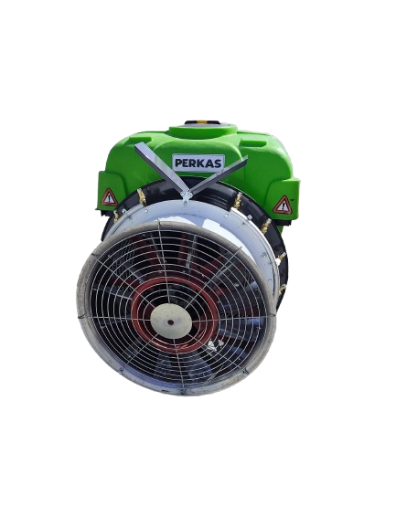 Atomizor 200L cu bazin din plastic, diuze din cupru, PERKAS