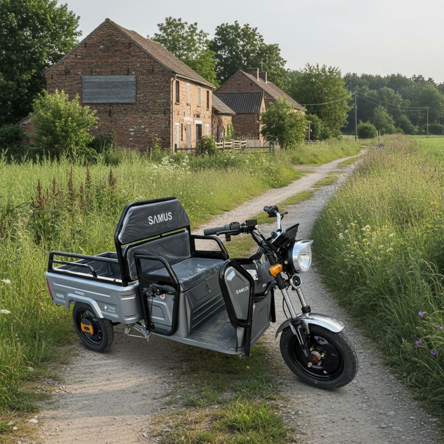 Triciclu electric cargo Samus Ranger-25-1.1-72V32 Silver
