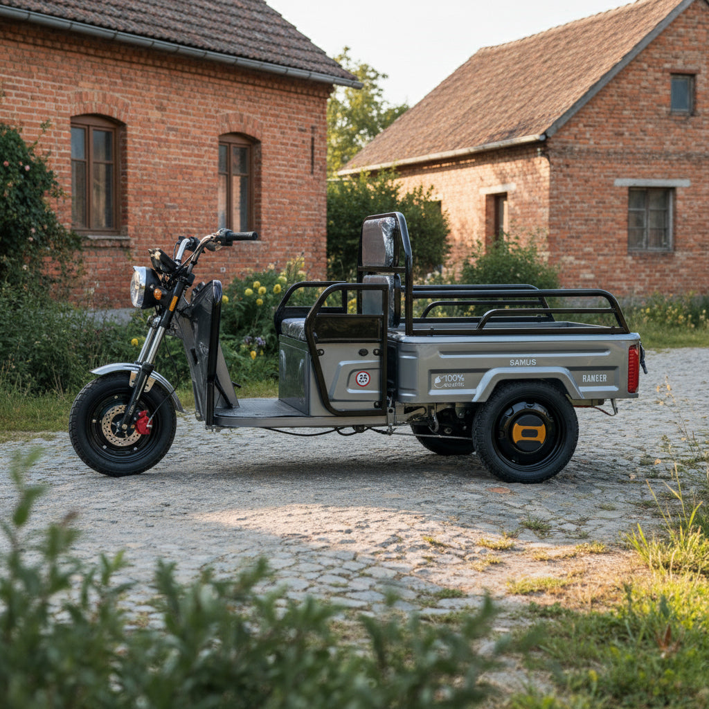 Triciclu electric cargo Samus Ranger-25-1.1-72V32 Silver