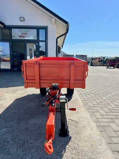 Remorca 1.5T basculabila cu instalatie electrica si o singura osie - imagine 4