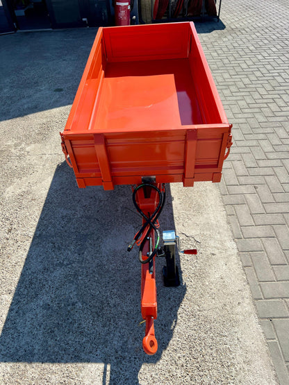 Remorca 1.5T basculabila cu instalatie electrica si o singura osie - imagine 5