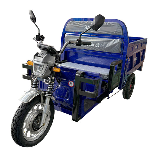 Triciclu electric cargo Samus Houston-25-1.5-72V45 Blue