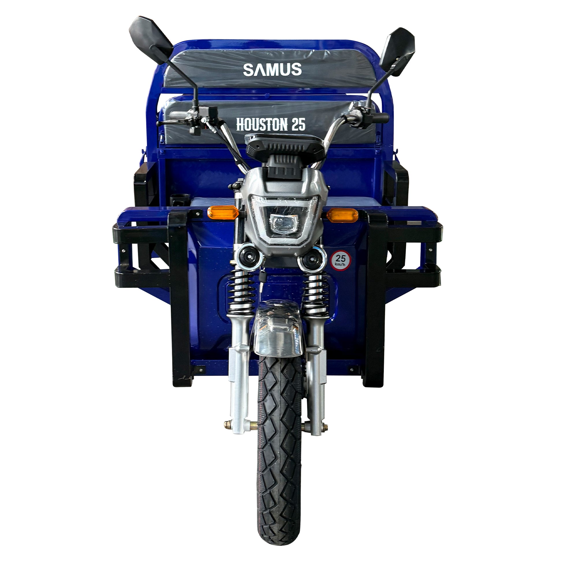 Triciclu electric cargo Samus Houston-25-1.5-72V45 Blue