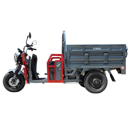 Triciclu electric cargo Samus Montana-25-1.3-72V32-Red-Dark Silver