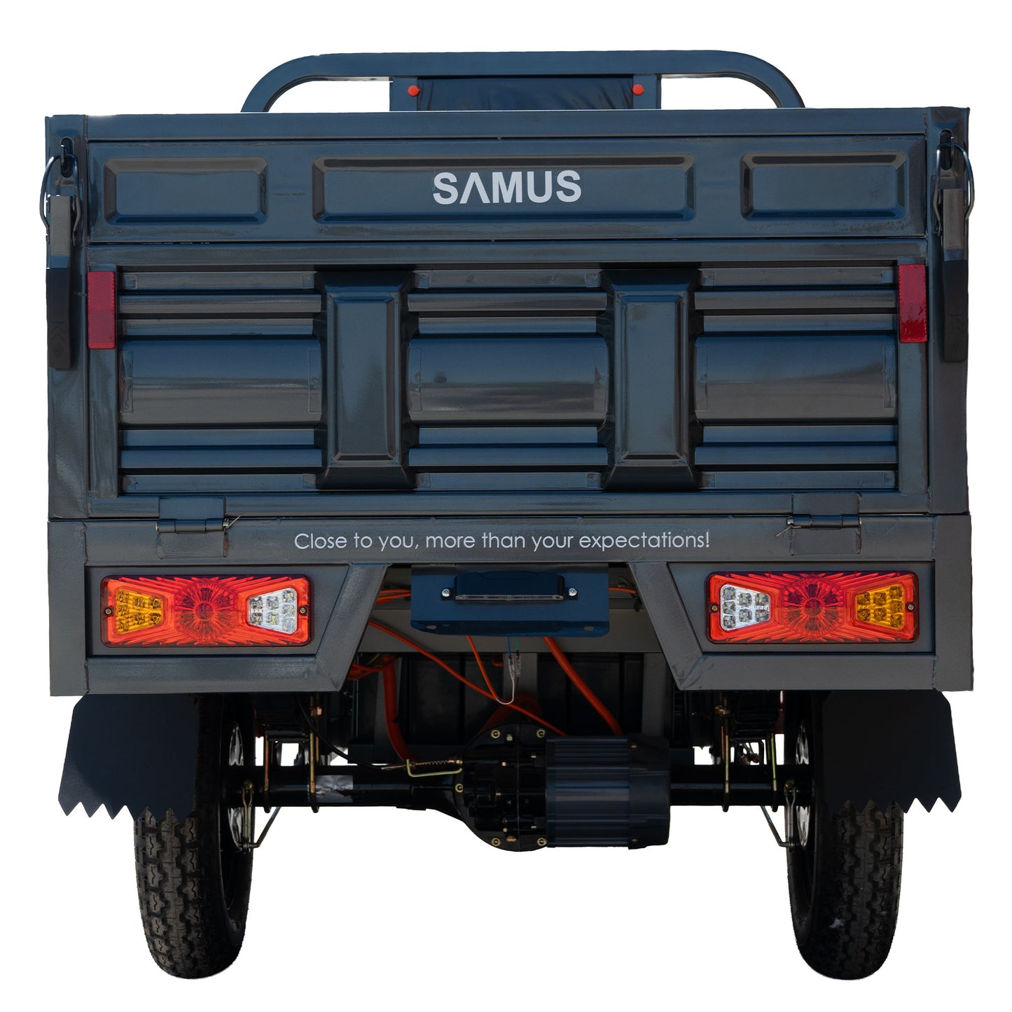 Triciclu electric cargo Samus Montana-25-1.3-72V32-Red-Dark Silver