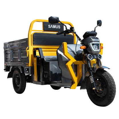 Triciclu electric cargo Samus Montana-25-1.3-72V32-Yellow-Dark Silver