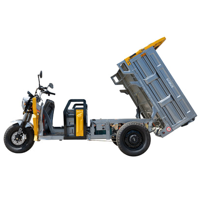 Triciclu electric cargo Samus Montana-25-1.3-72V32-Yellow-Dark Silver