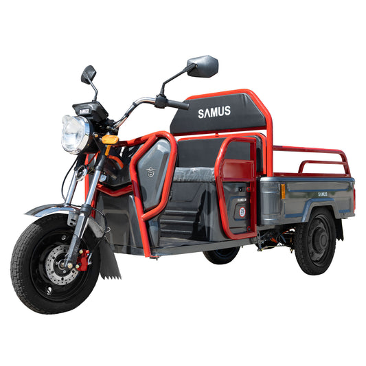 Triciclu electric cargo Samus Ranger-25-1.1-72V32 Red Dark Silver