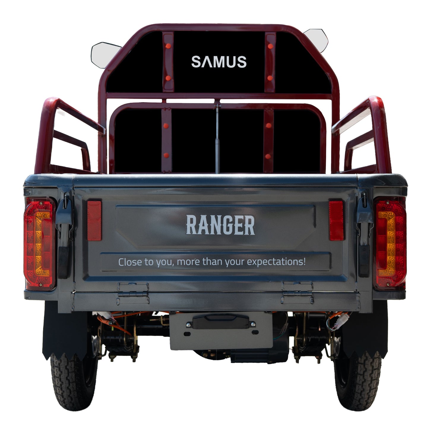 Triciclu electric cargo Samus Ranger-25-1.1-72V32 Red Dark Silver
