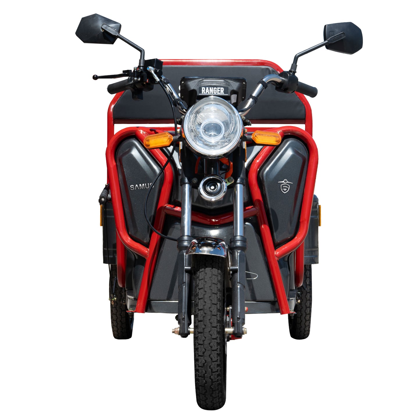 Triciclu electric cargo Samus Ranger-25-1.1-72V32 Red Dark Silver