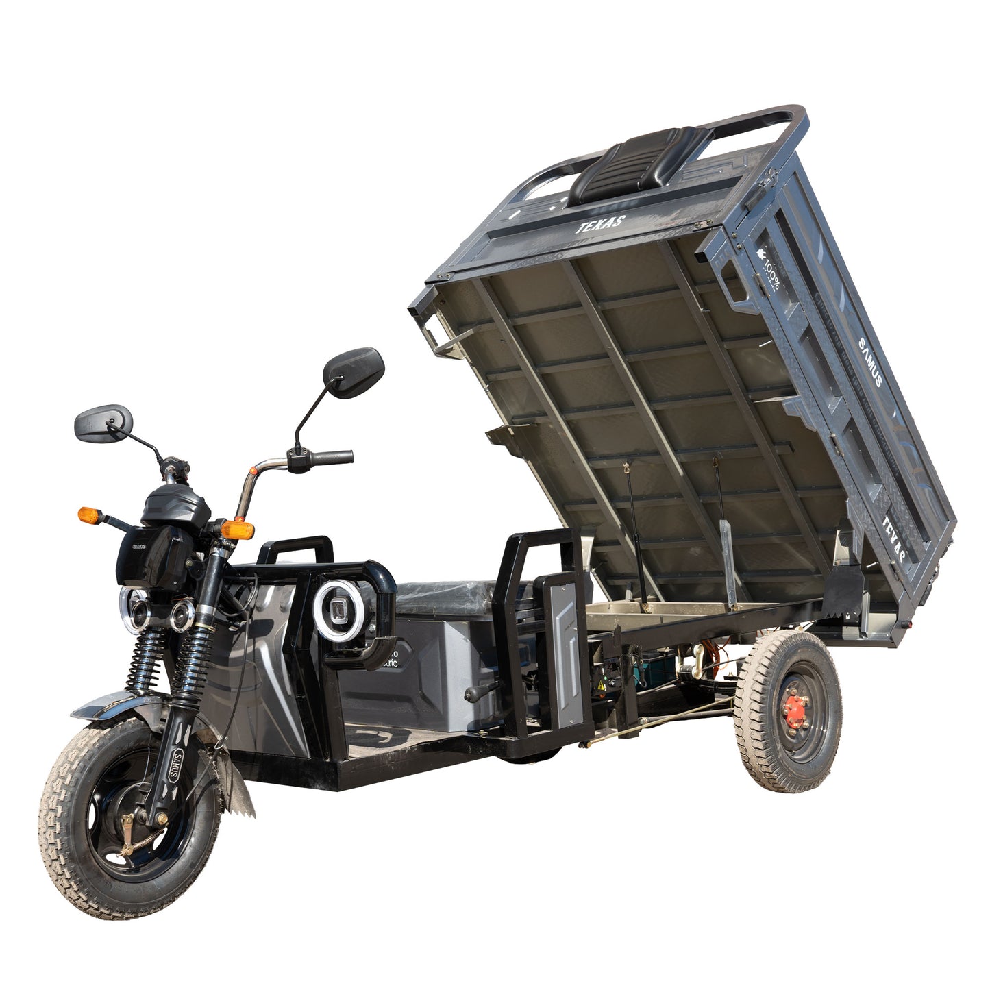 Triciclu electric cargo Samus Texas-170/130-12T150060V58-Silver