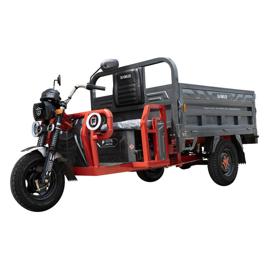 Triciclu electric cargo Samus Texas-25-1.7-72V58 Red Dark Silver