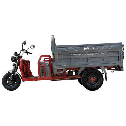 Triciclu electric cargo Samus Texas-25-1.7-72V58 Red Dark Silver