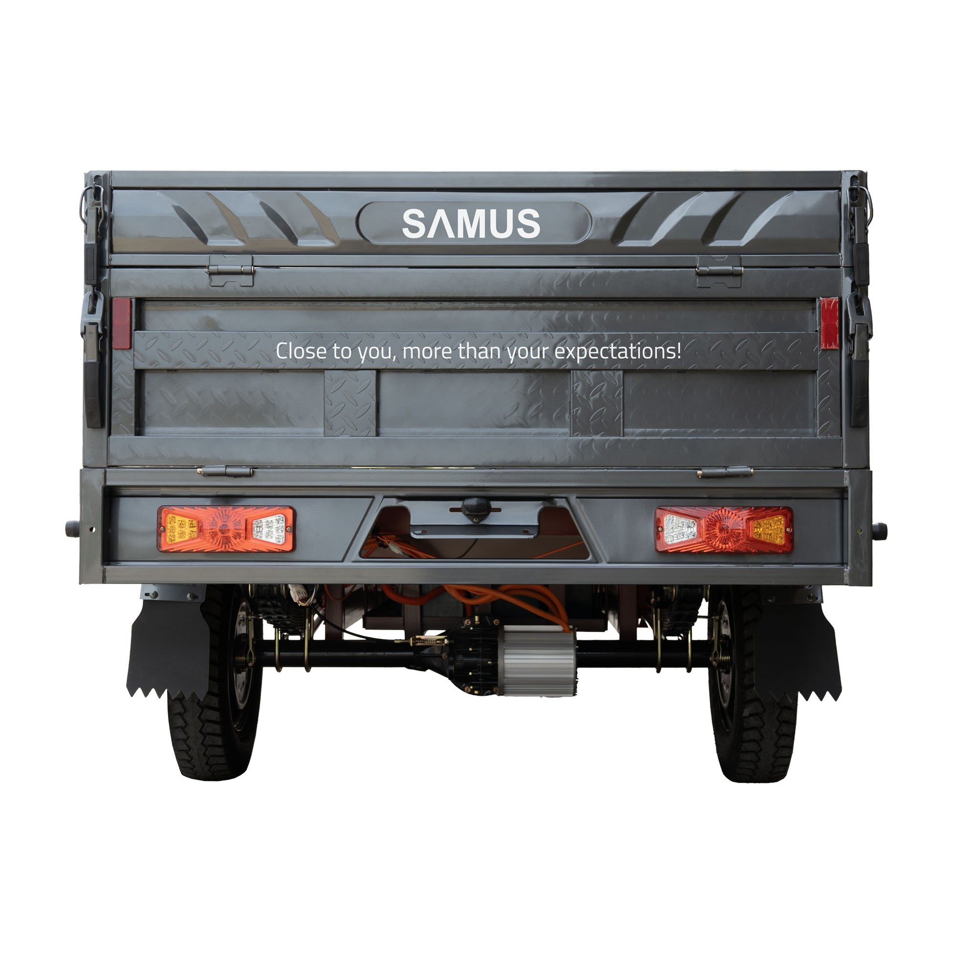 Triciclu electric cargo Samus Texas-25-1.7-72V58 Red Dark Silver