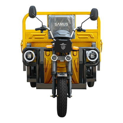 Triciclu electric cargo Samus Texas-25-1.7-72V58 Yellow Dark Silver