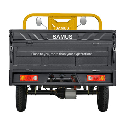 Triciclu electric cargo Samus Texas-25-1.7-72V58 Yellow Dark Silver