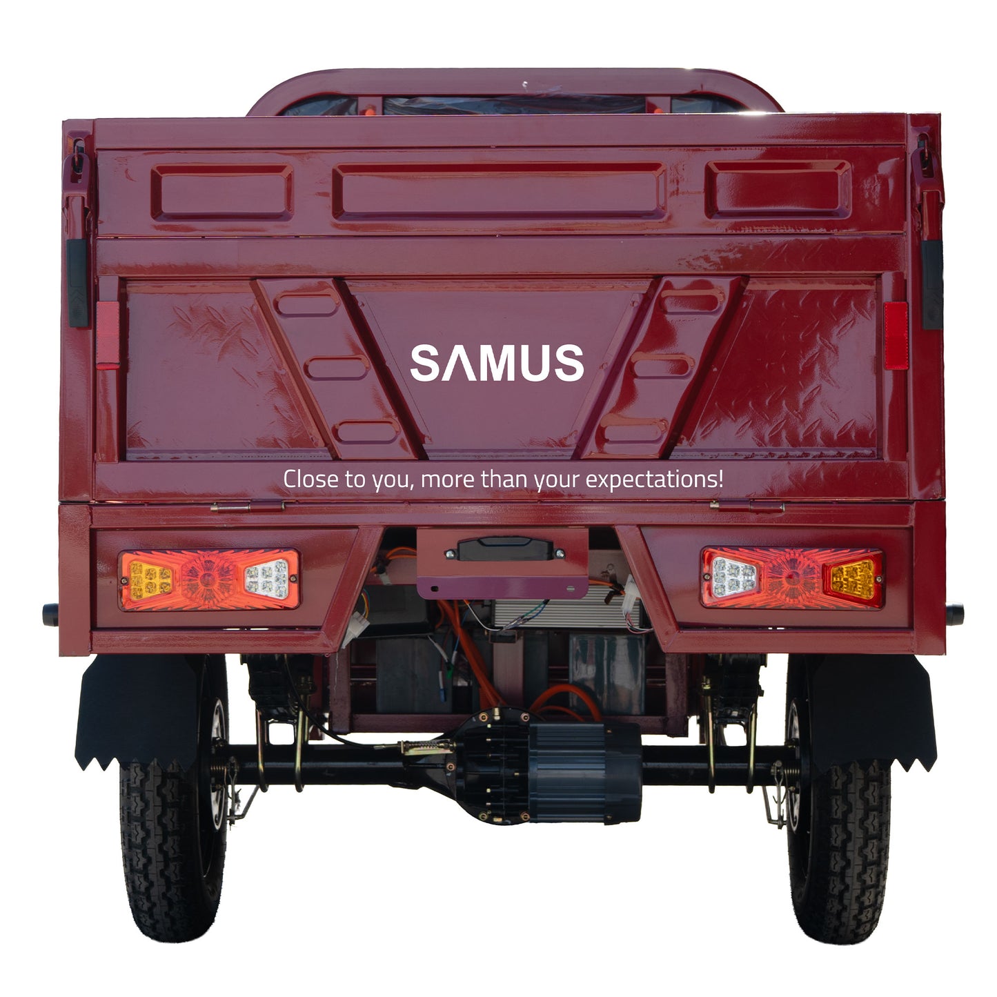 Triciclu electric cargo Samus Houston-25-1.5-72V45 Red