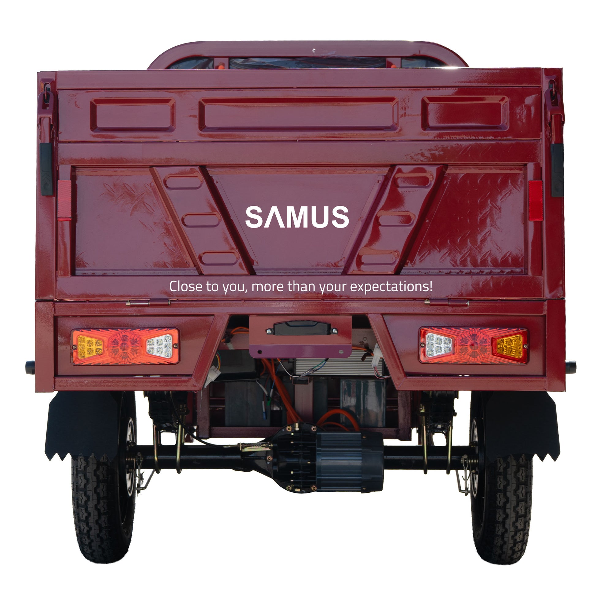 Triciclu electric cargo Samus Houston-25-1.5-72V45 Red