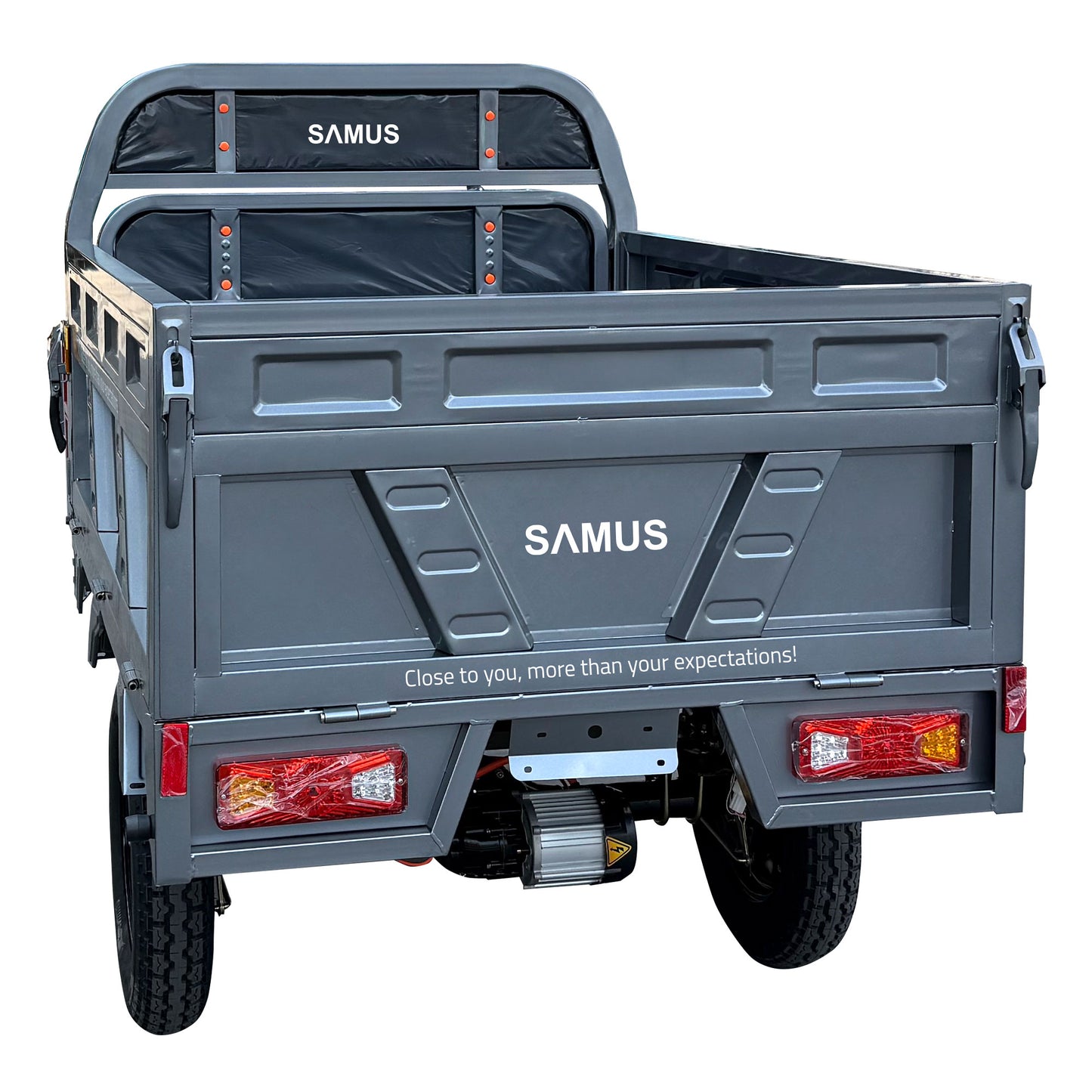 Triciclu electric cargo Samus Houston-25-1.5-72V45 Silver