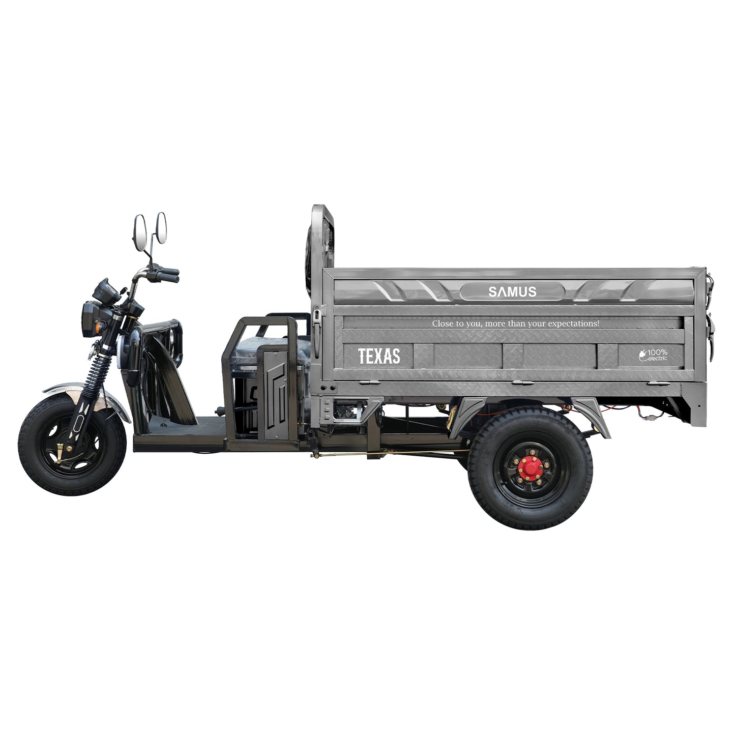 Triciclu electric cargo Samus Texas-25-1.7-72V58 Silver